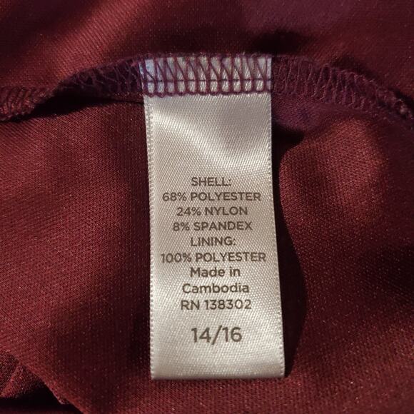 Avenue Velvet Burnout Cutout Asymmetrical 3/4 Sleeve Top Size 14/16 Whimsigoth - Picture 8 of 11